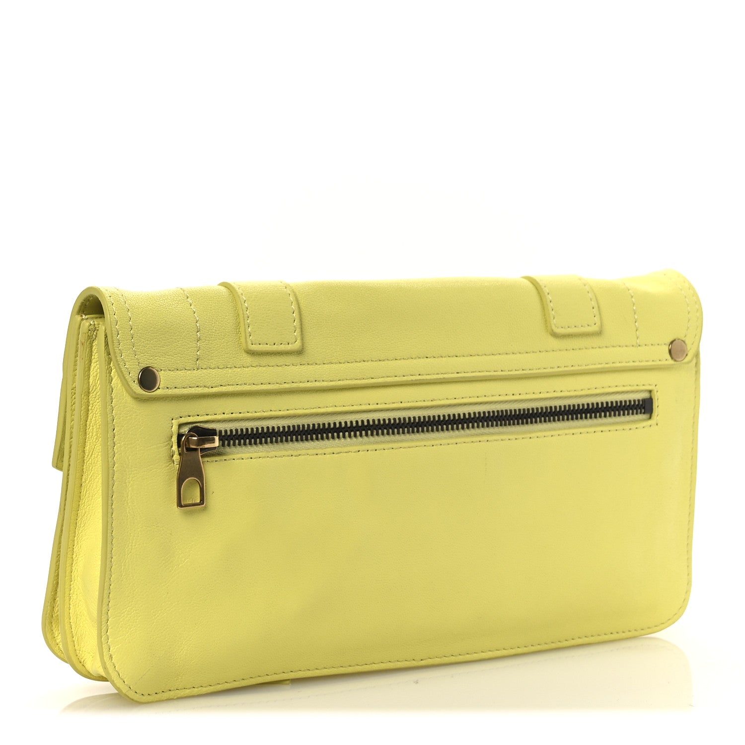 Lambskin PS1 Pochette Clutch Lemon