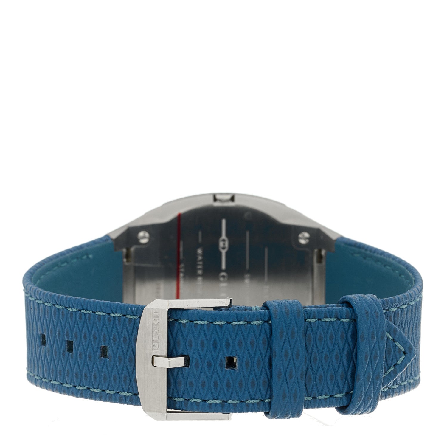 Stainless Steel Calfskin 38mm 25H Quartz Watch Blue