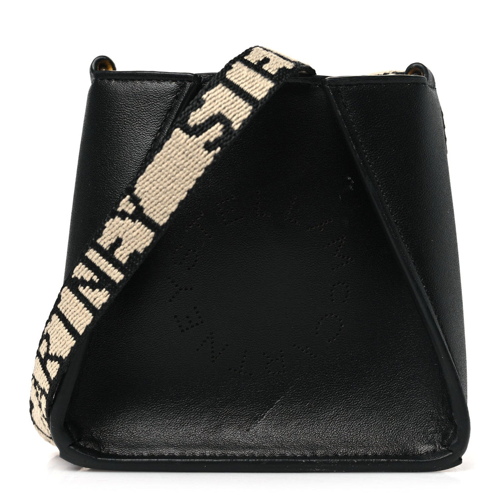 Eco Alter Nappa Perforated Logo Micro Crossbody Black