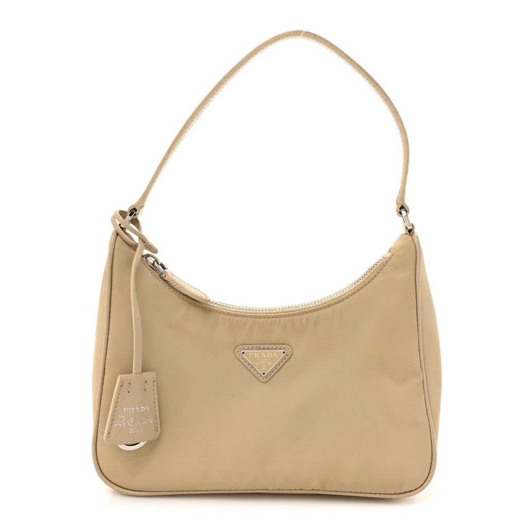 Re-Nylon Saffiano Mini Re-Edition 2005 Bag Deserto