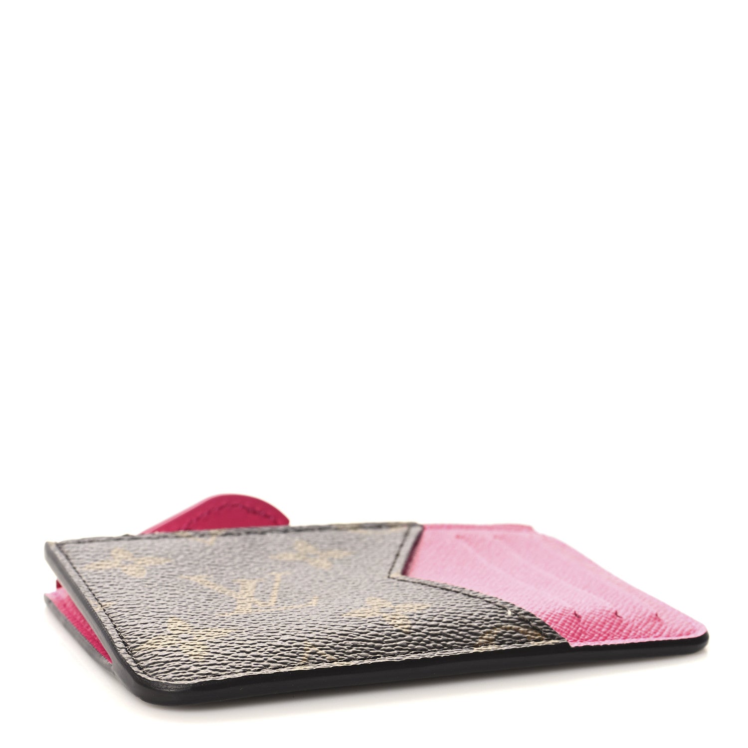 Monogram Calfskin Coin  Holder Rose
