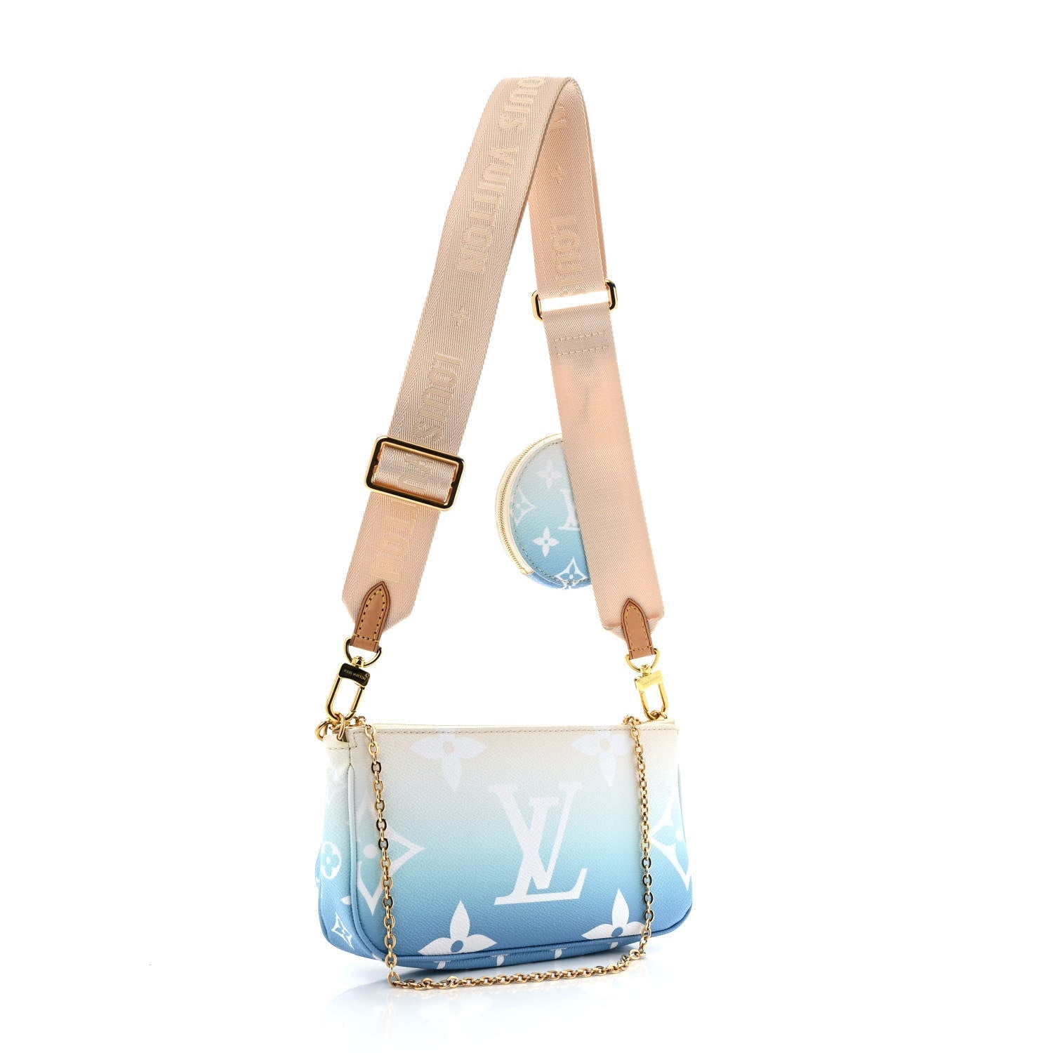 Monogram Giant By The Pool Multi Pochette Accessories Blue