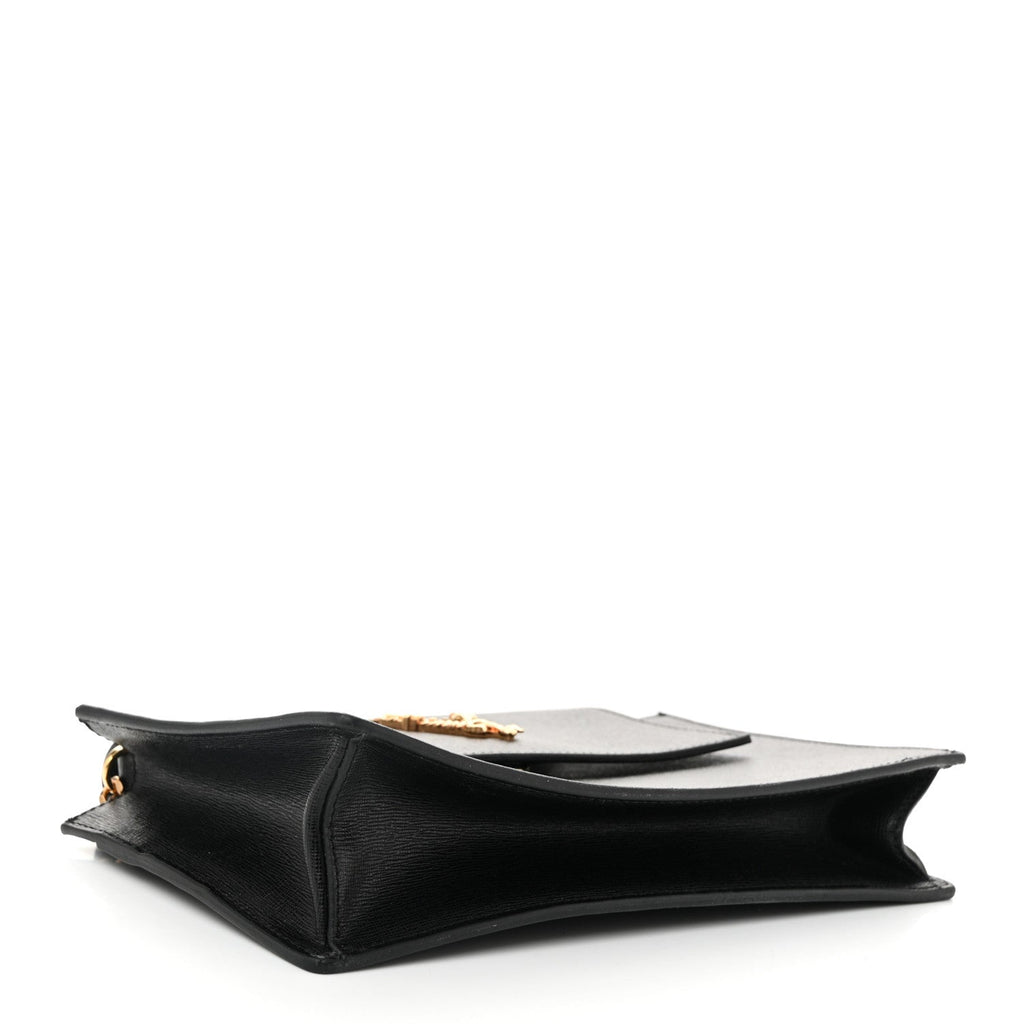 Saffiano Virtus Small Shoulder Bag Black