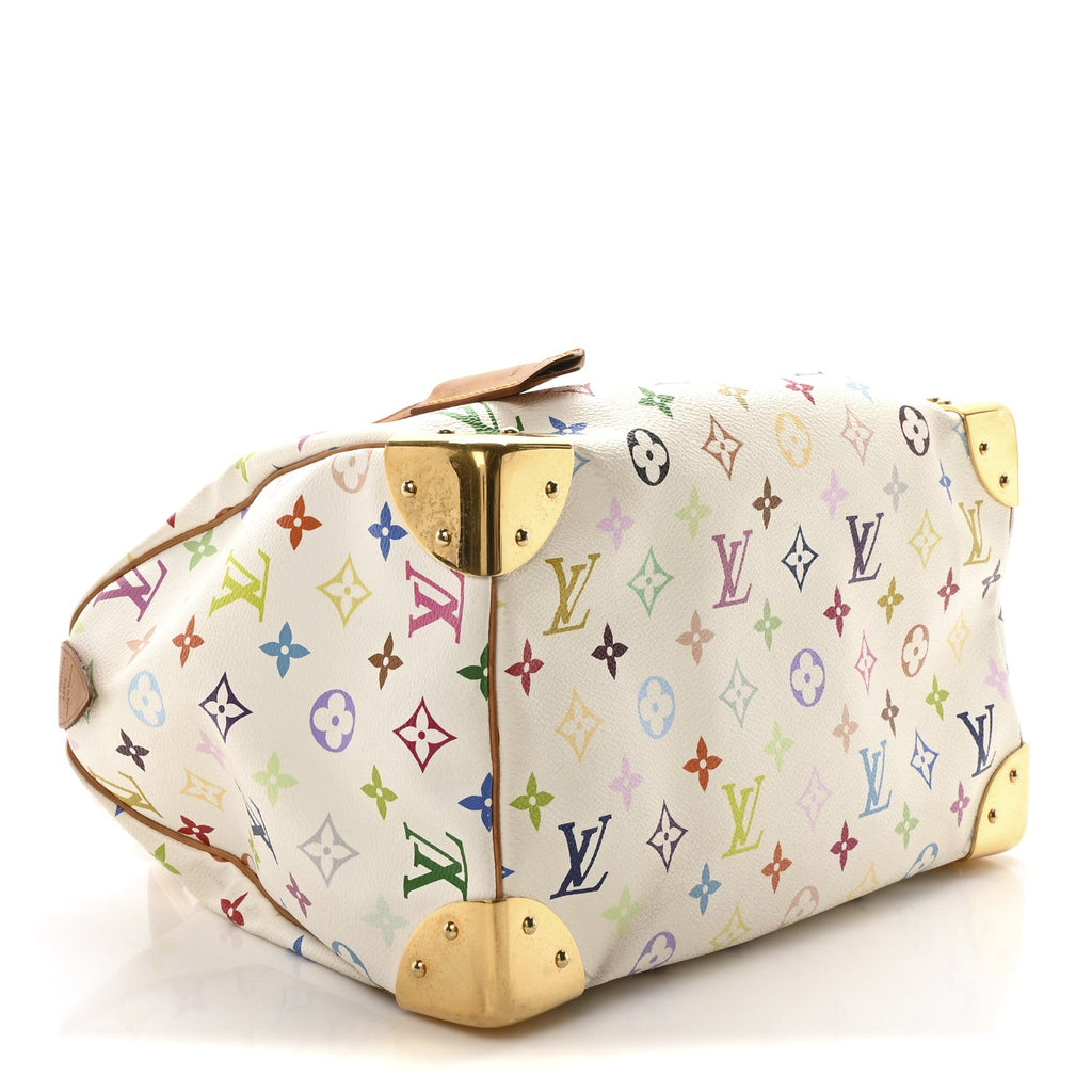 Monogram Multicolor Speedy 30 White