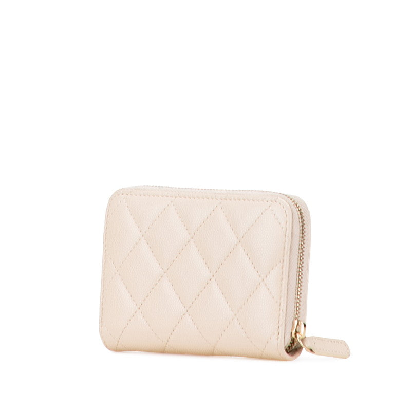 Chanel Coco Mark Matelassé Caviar Coin Case