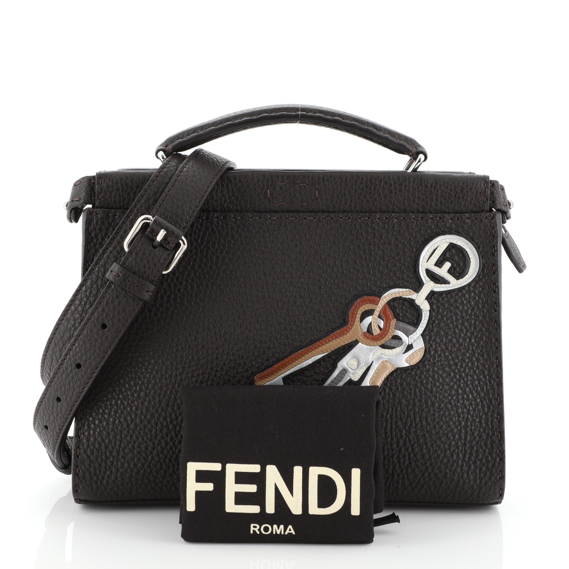 Selleria Peekaboo Fit Bag Leather with Applique Mini