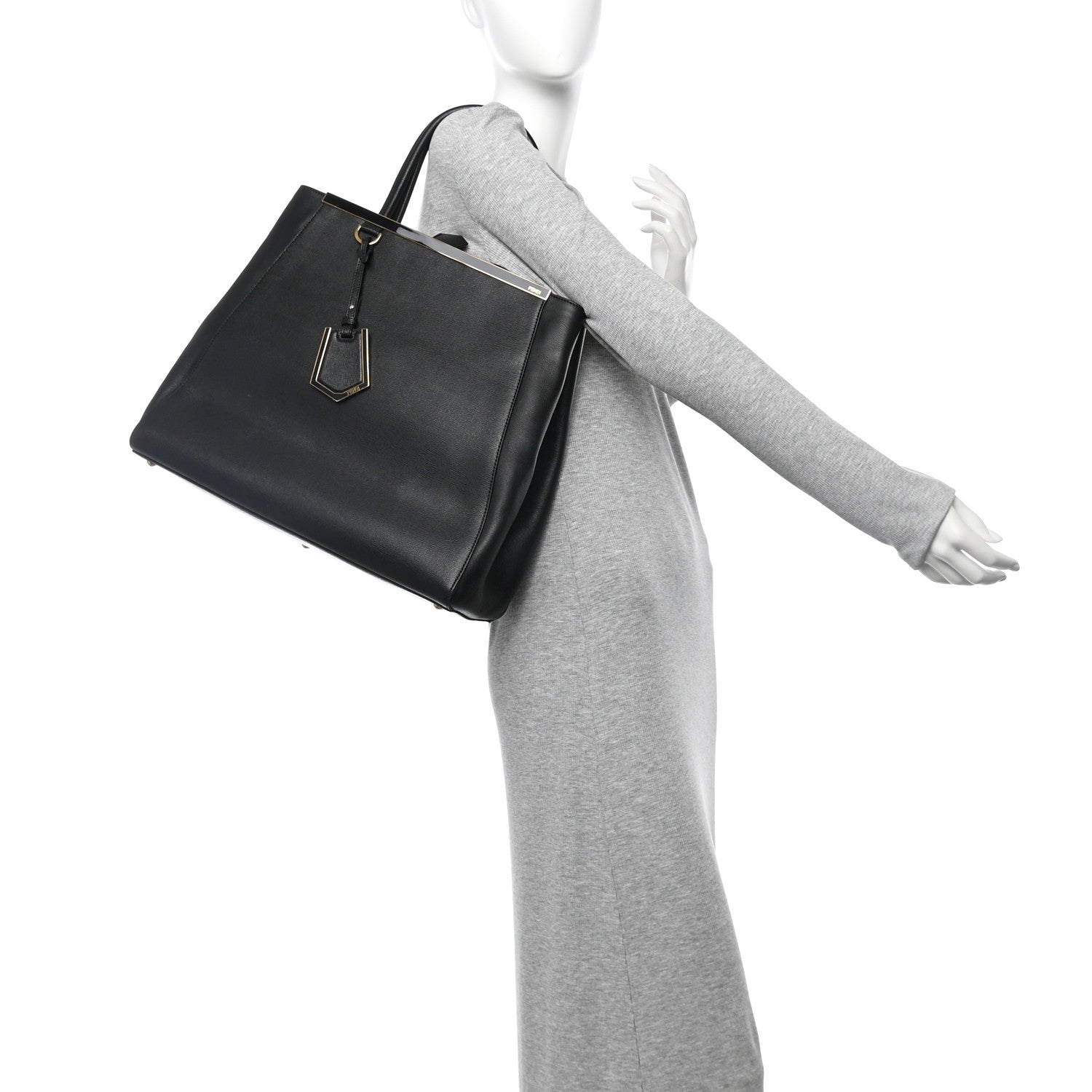 Vitello Elite Large 2Jours Tote Black