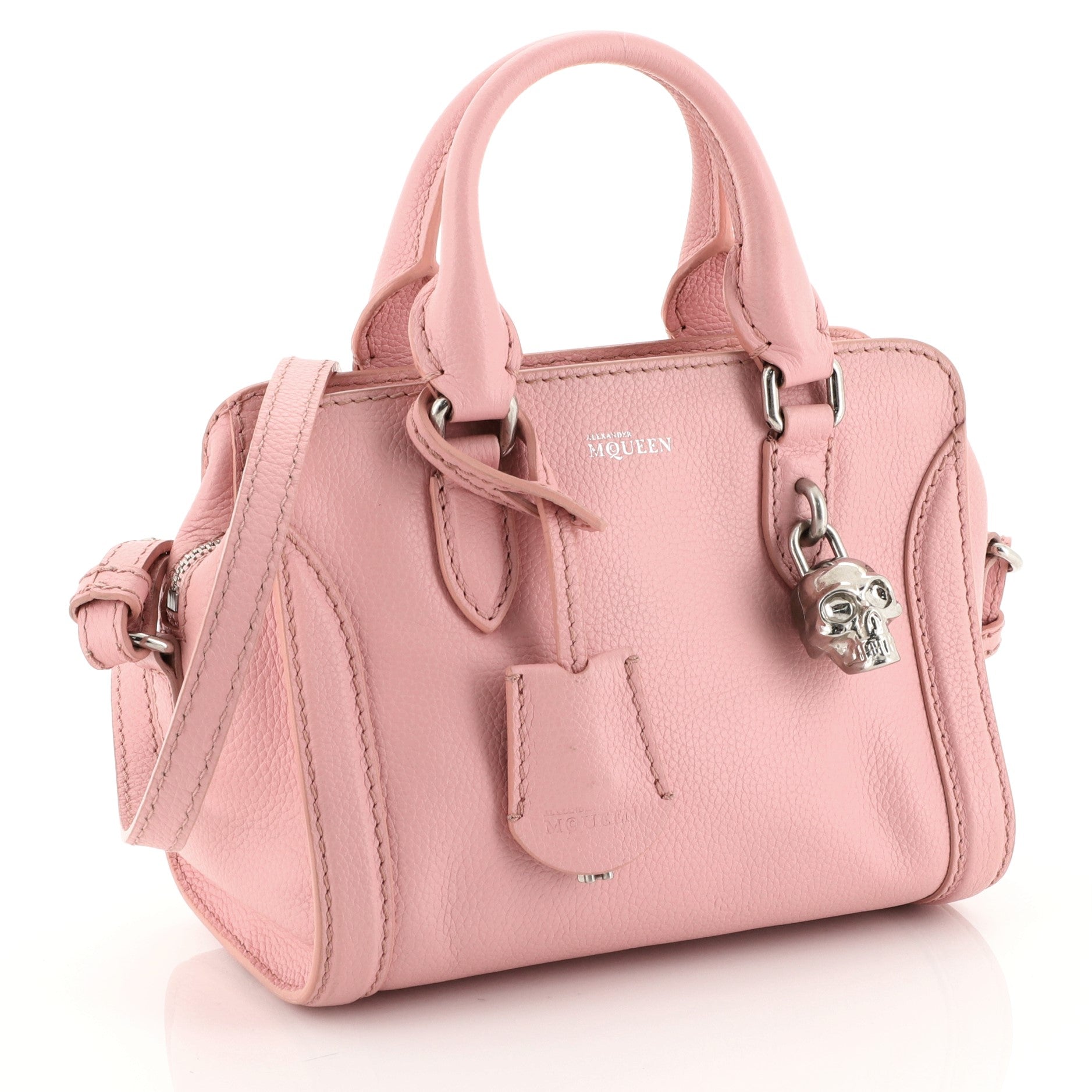 Padlock Zip Around Tote Leather Mini