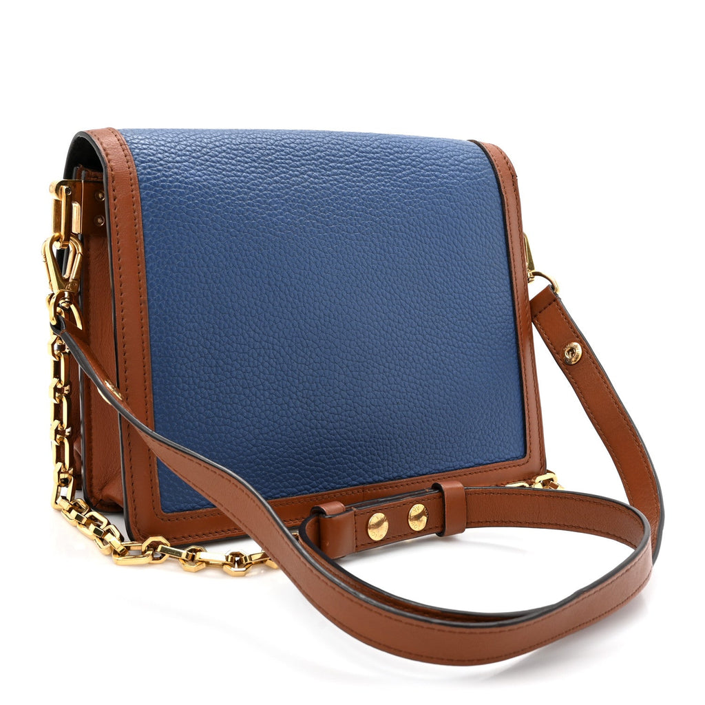 Taurillon Dauphine MM Blue Beige
