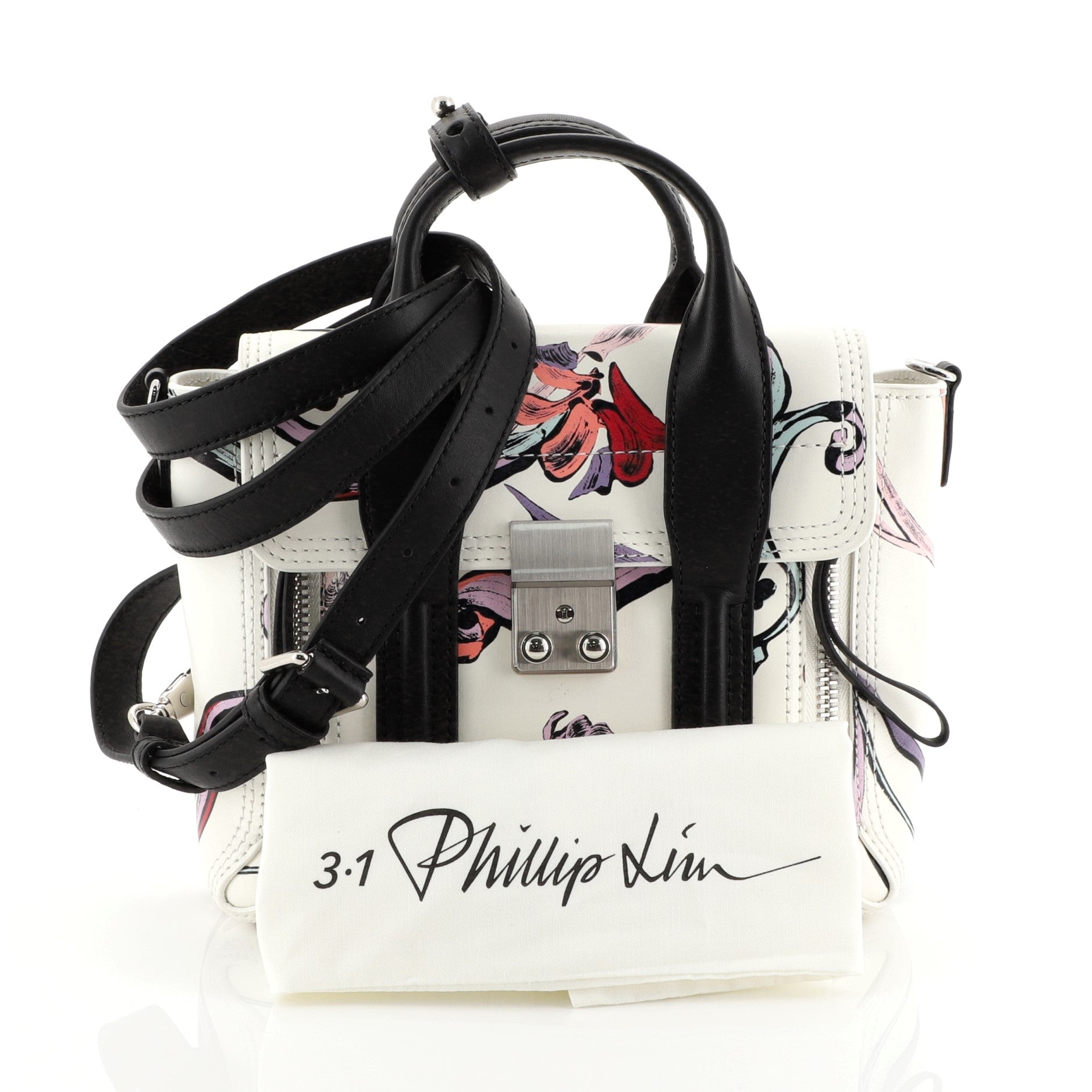 Pashli Satchel Printed Leather Mini