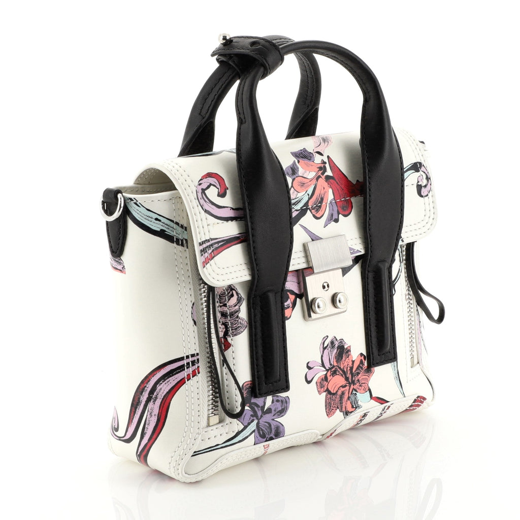 Pashli Satchel Printed Leather Mini
