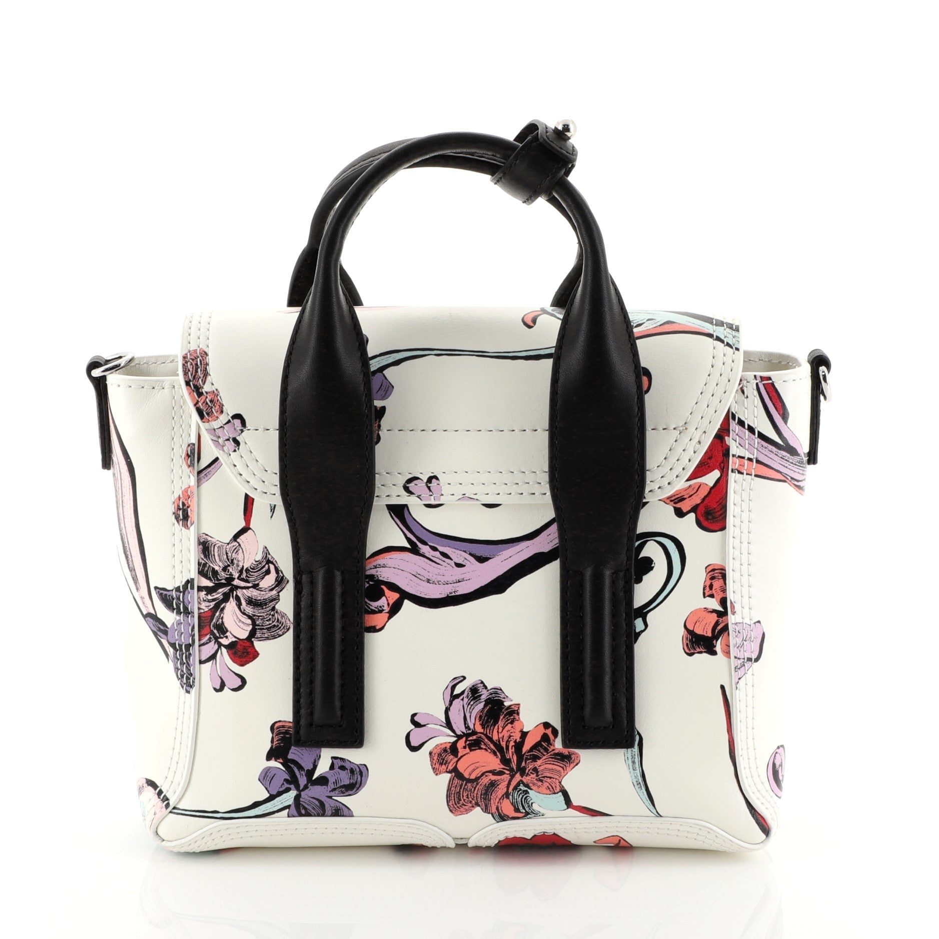 Pashli Satchel Printed Leather Mini