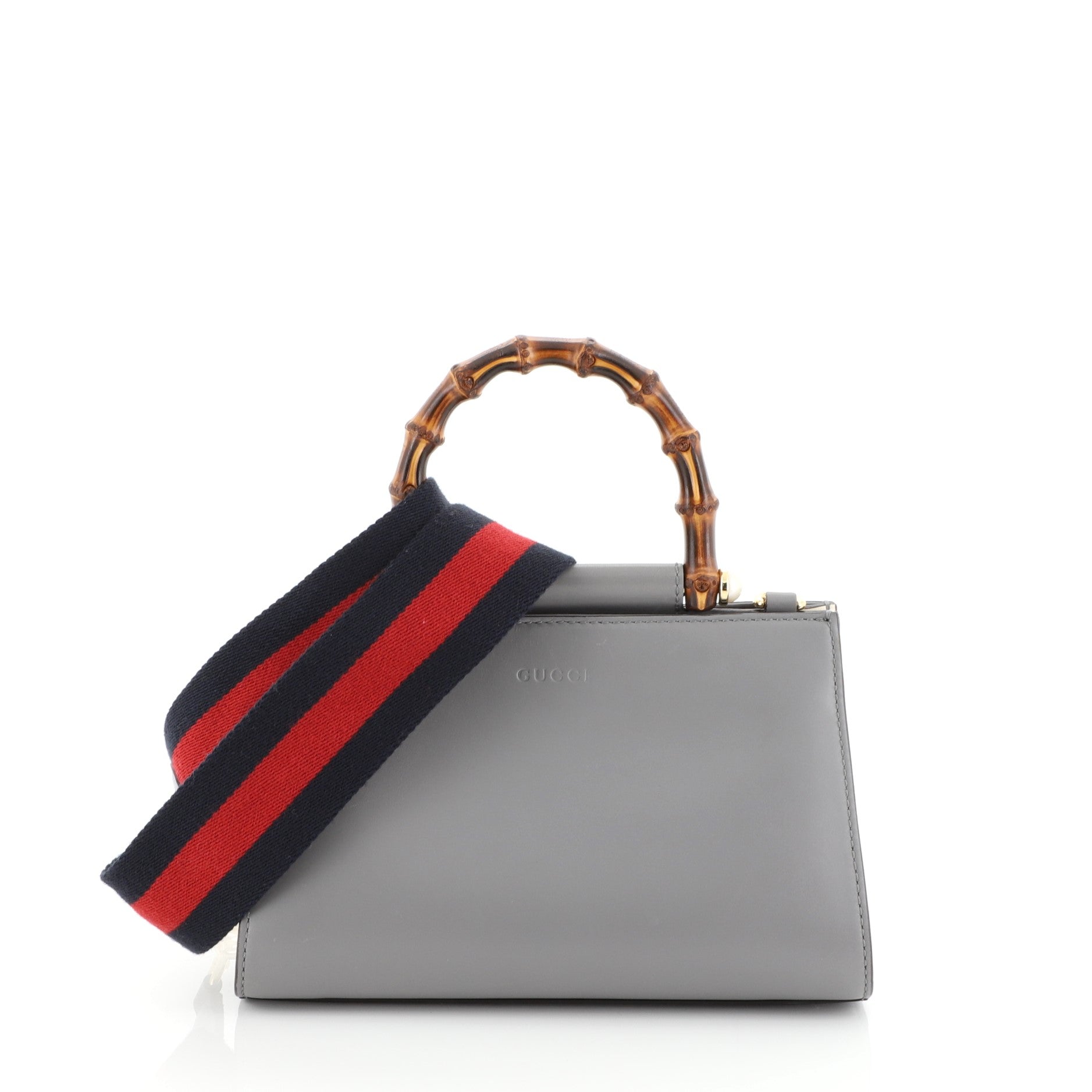 Nymphaea Top Handle Bag Leather Mini