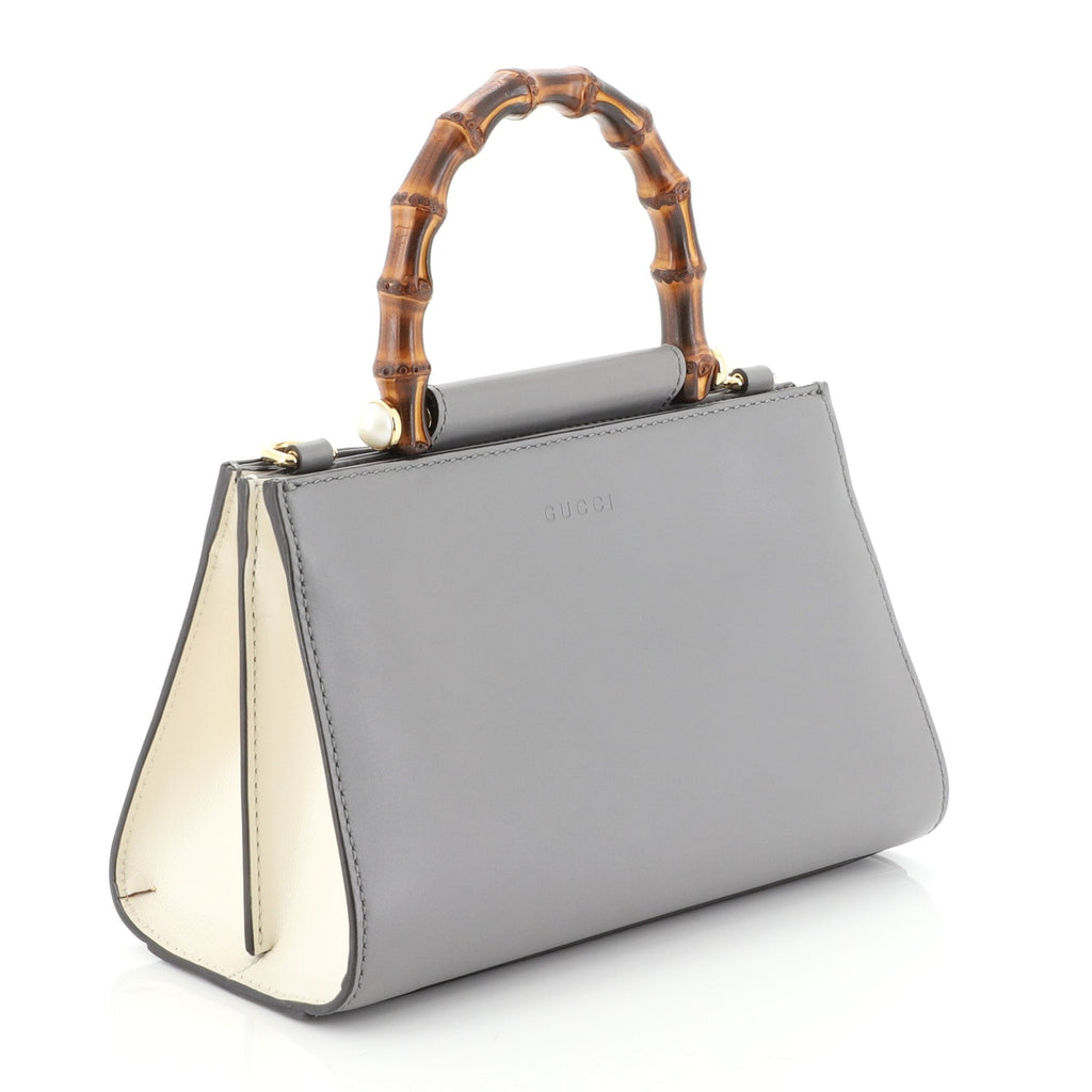 Nymphaea Top Handle Bag Leather Mini