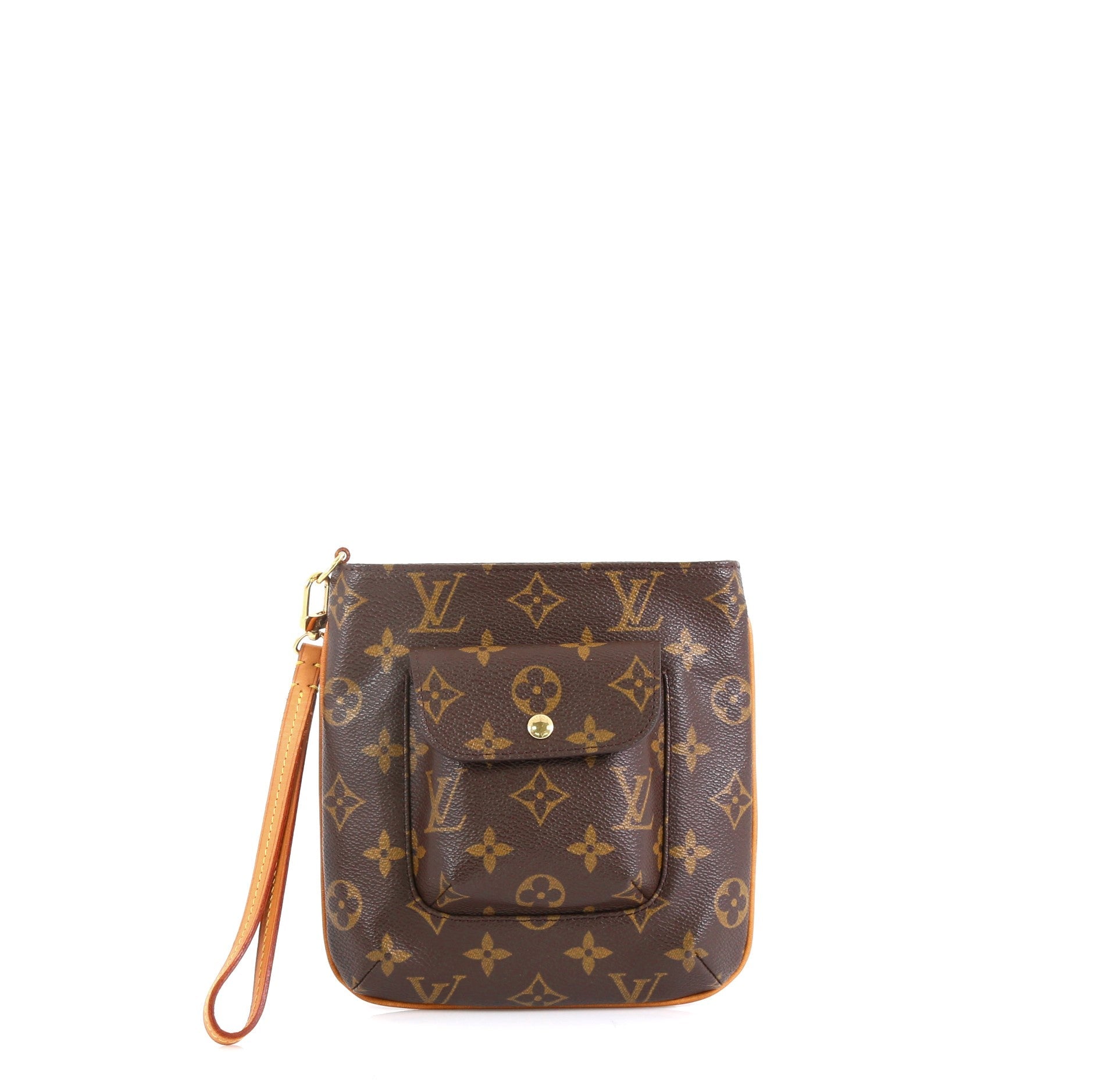 Partition Wristlet Clutch Monogram Canvas