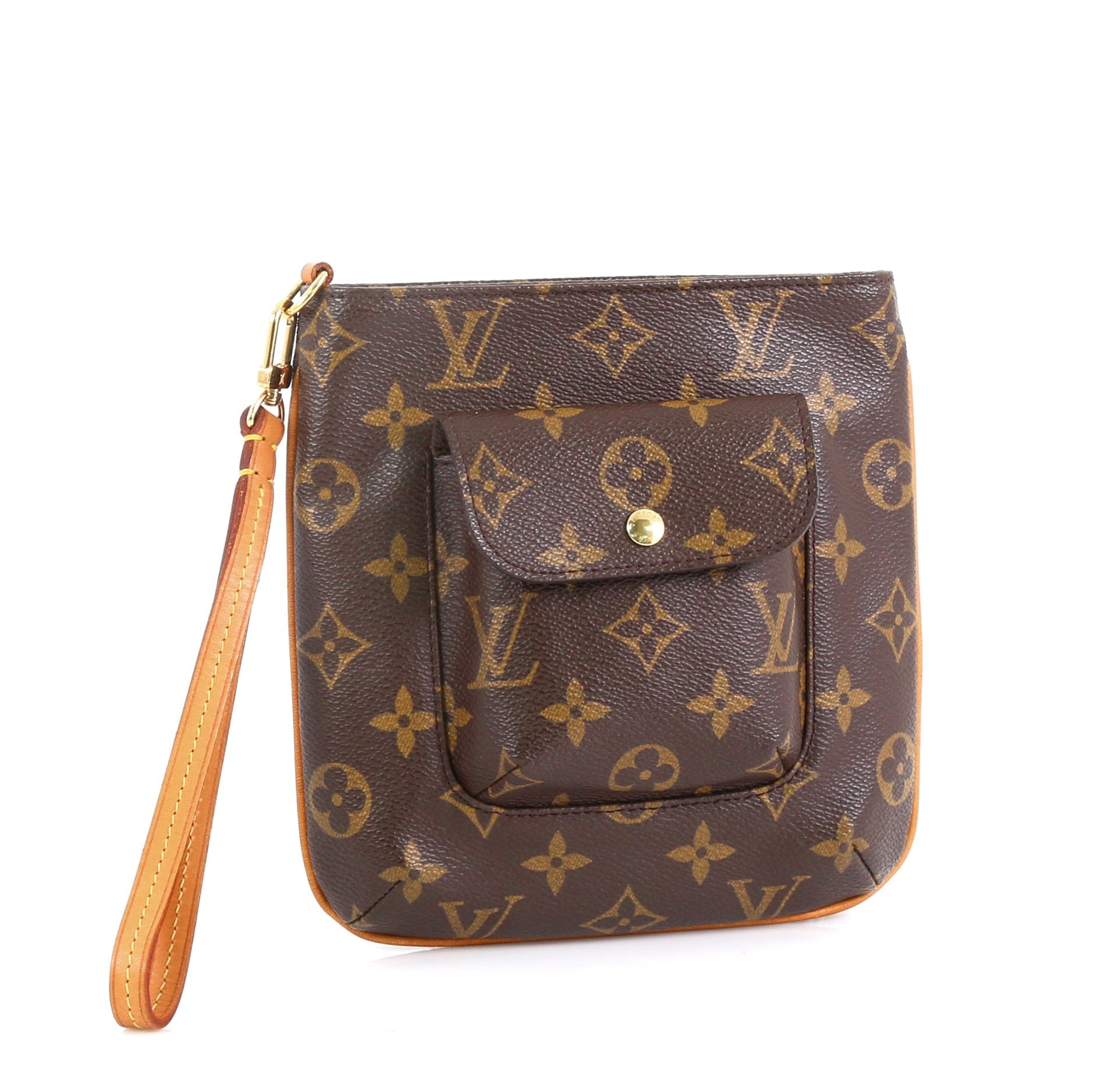 Partition Wristlet Clutch Monogram Canvas