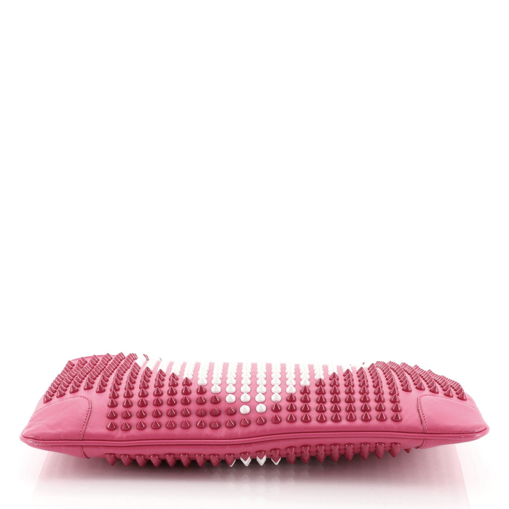 Loubiposh Clutch Spiked Leather