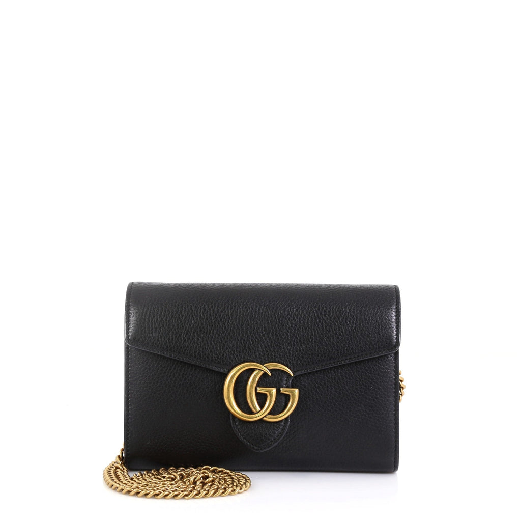 GG Marmont Chain Wallet Leather Mini