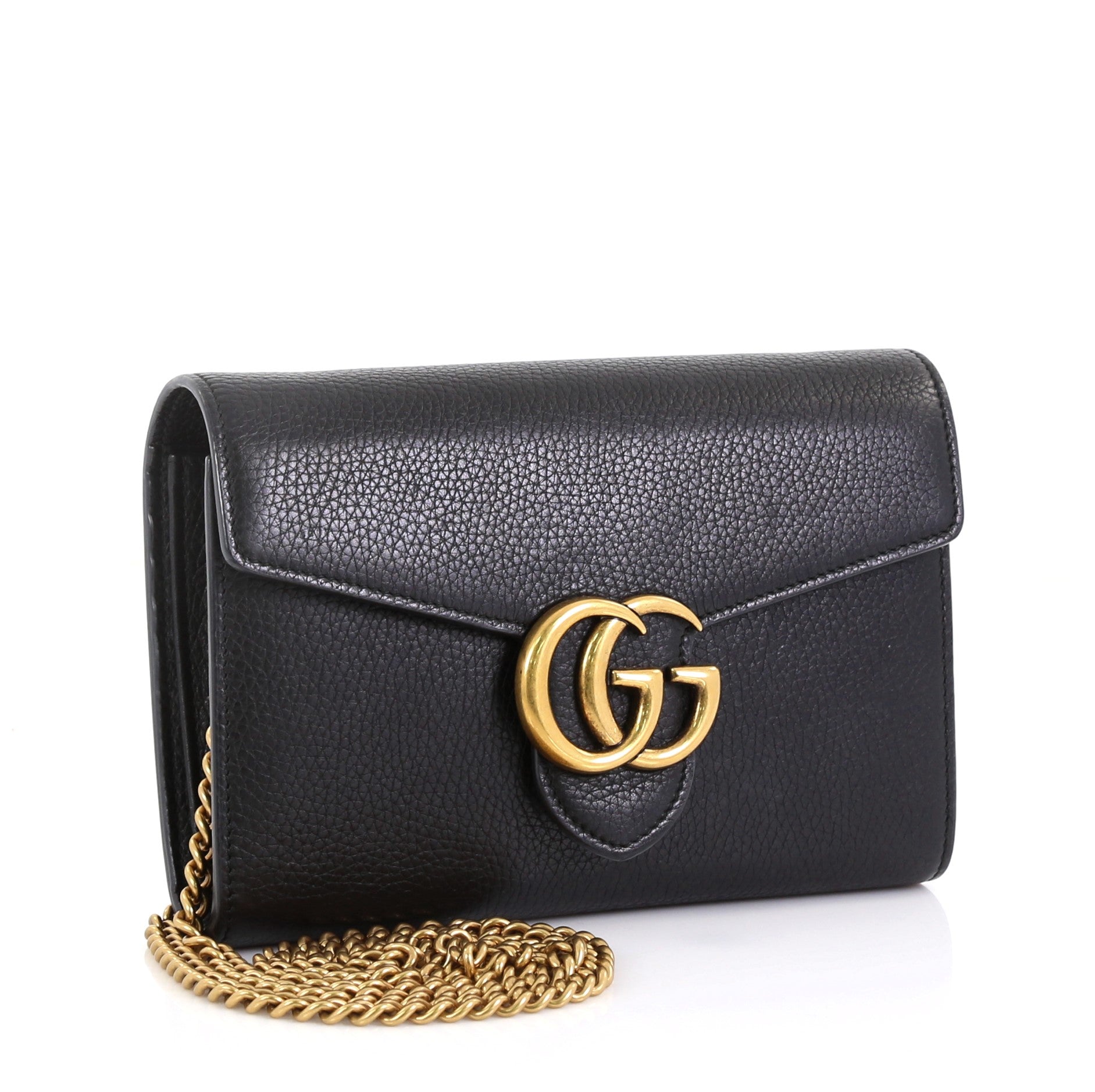 GG Marmont Chain Wallet Leather Mini