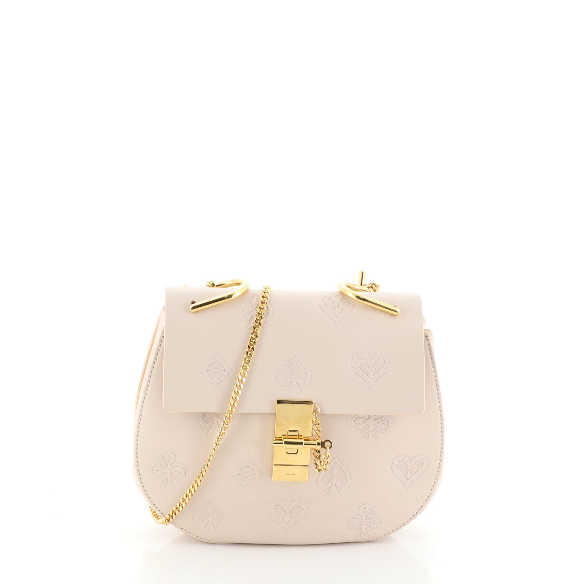 Drew Crossbody Bag Embossed Leather Mini