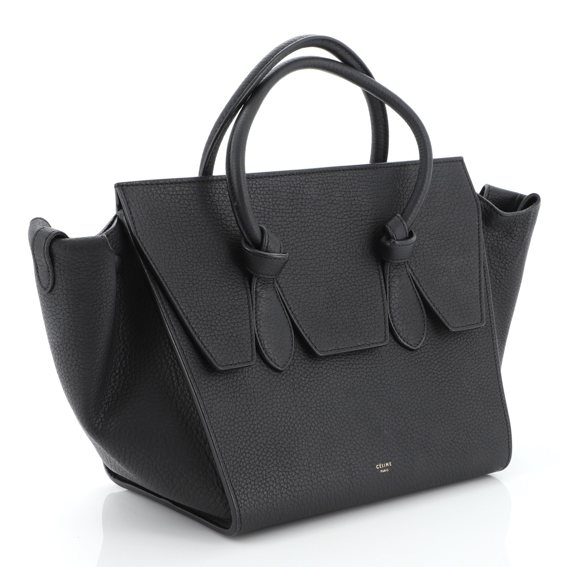 Tie Knot Tote Grainy Leather Mini