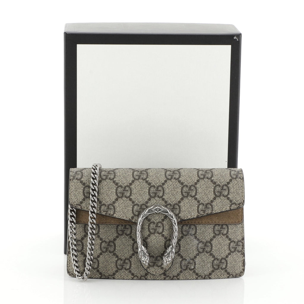 Dionysus Bag GG Coated Canvas Super Mini