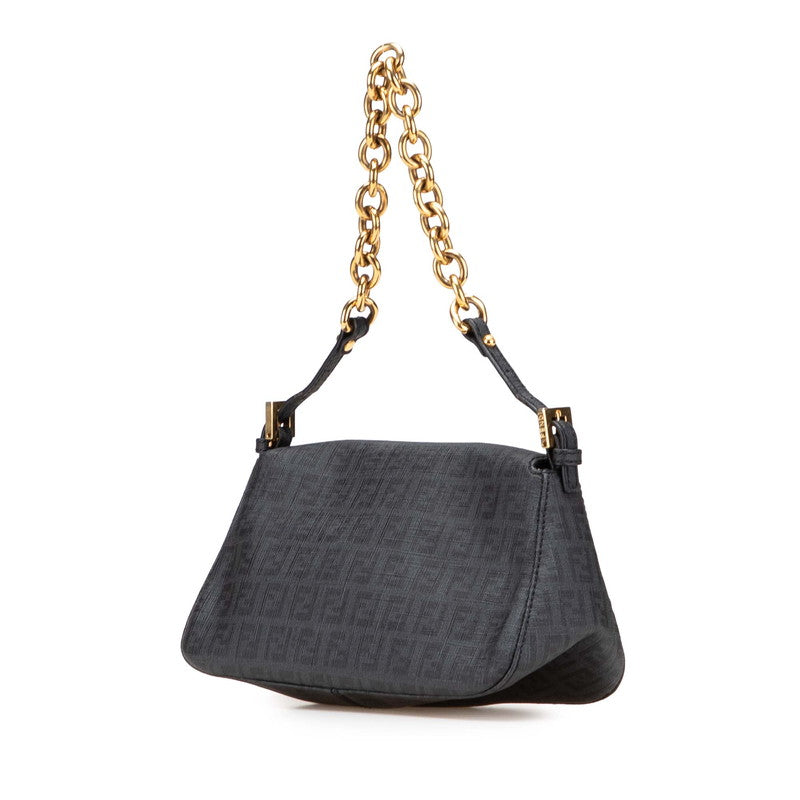 Fendi Mamma Baguette Zucchino PVC Leather Handbag