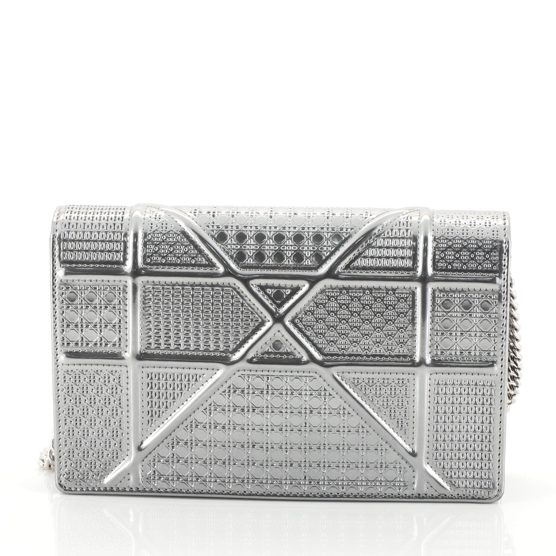 Diorama Flap Bag Cannage Embossed Calfskin Mini