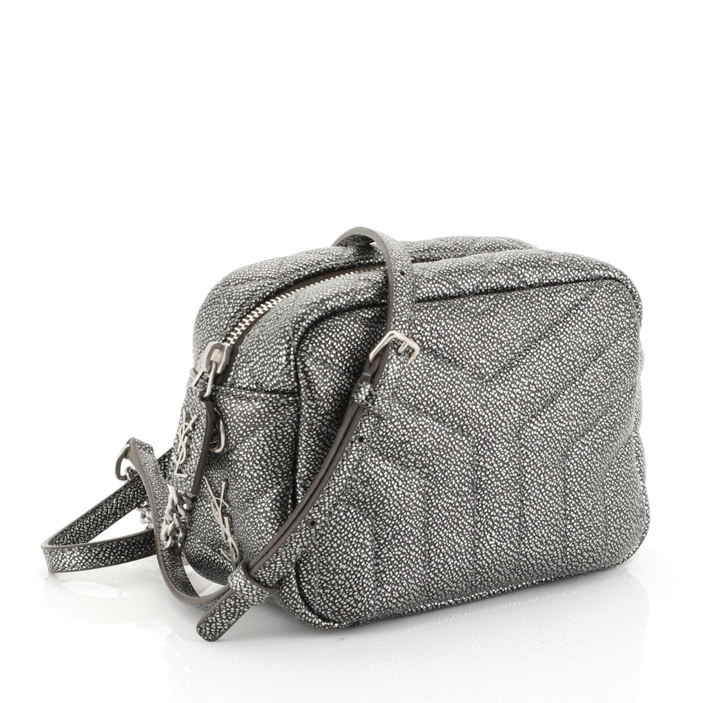 LouLou Bowling Bag Matelasse Chevron Leather Mini