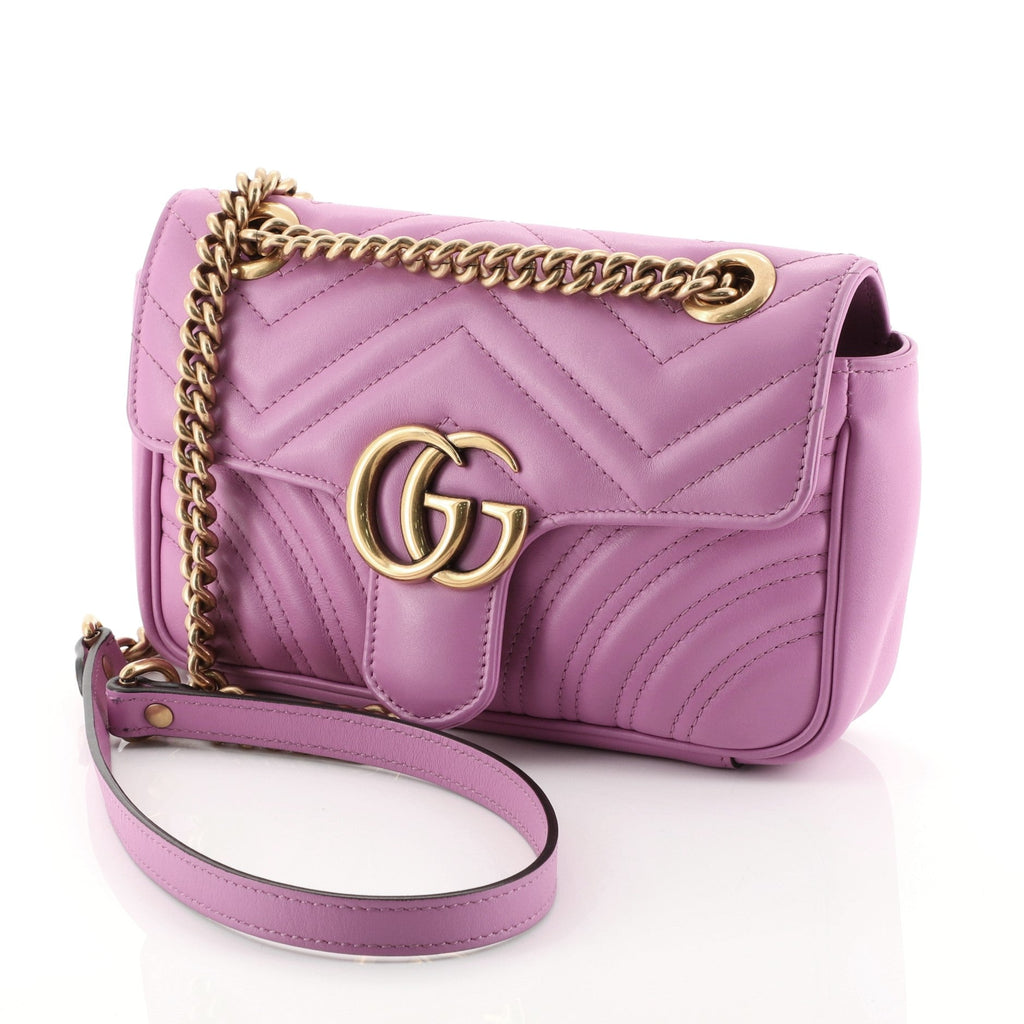 GG Marmont Flap Bag Matelasse Leather Mini