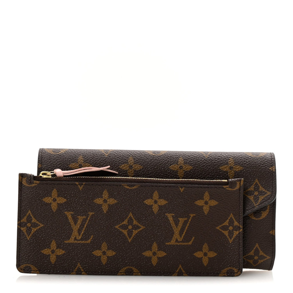 Monogram Josephine Wallet Rose Ballerine