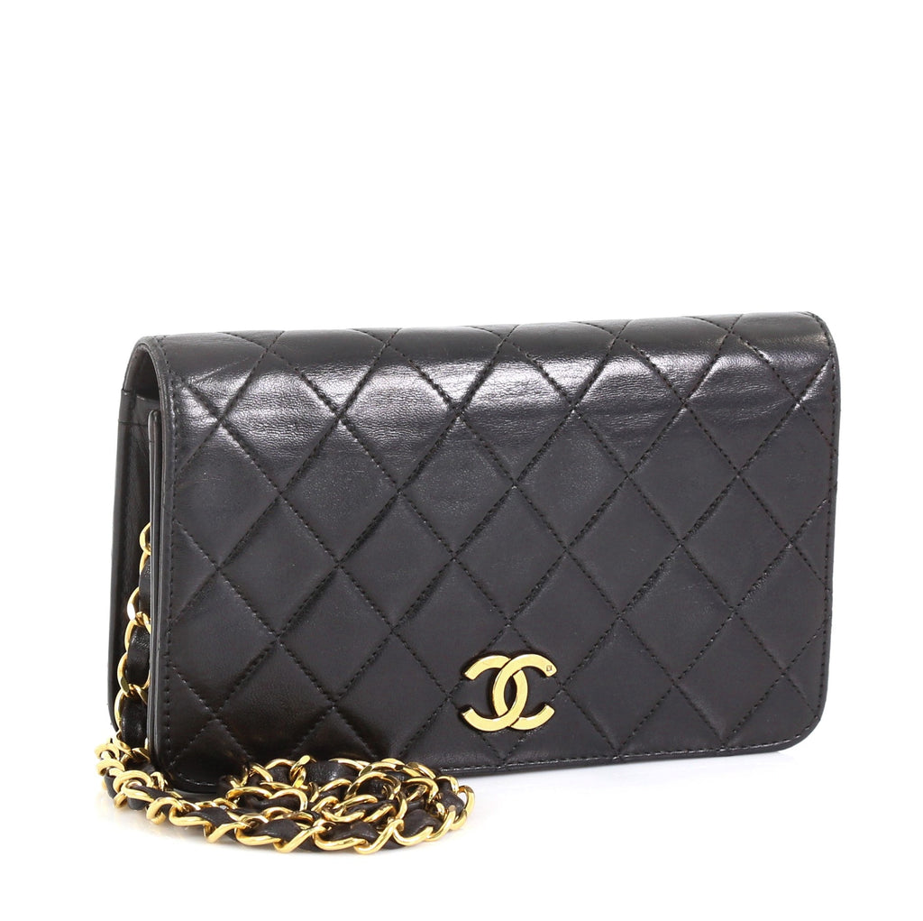 Vintage Full Flap Bag Quilted Lambskin Mini