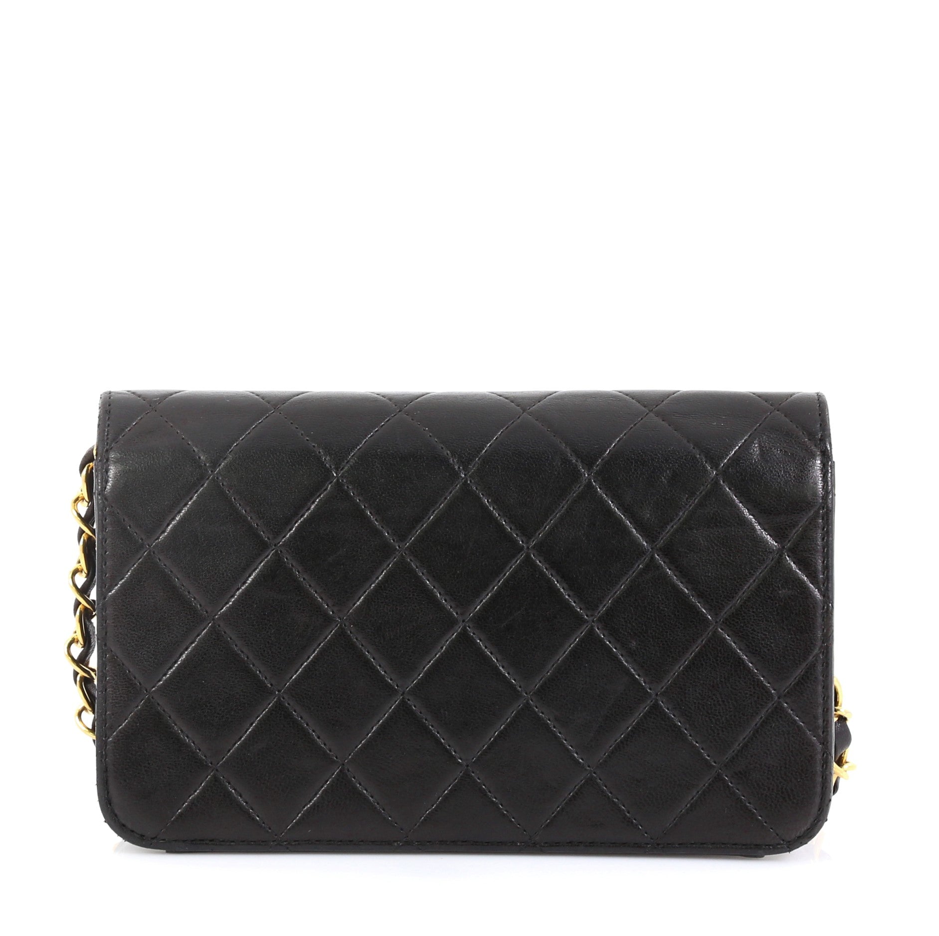 Vintage Full Flap Bag Quilted Lambskin Mini