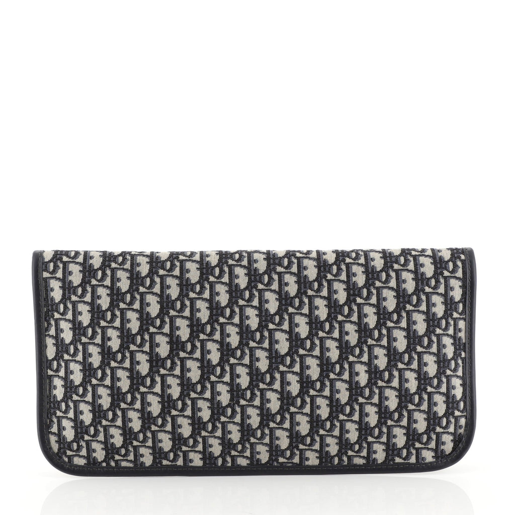 Fold Over Clutch Oblique Canvas