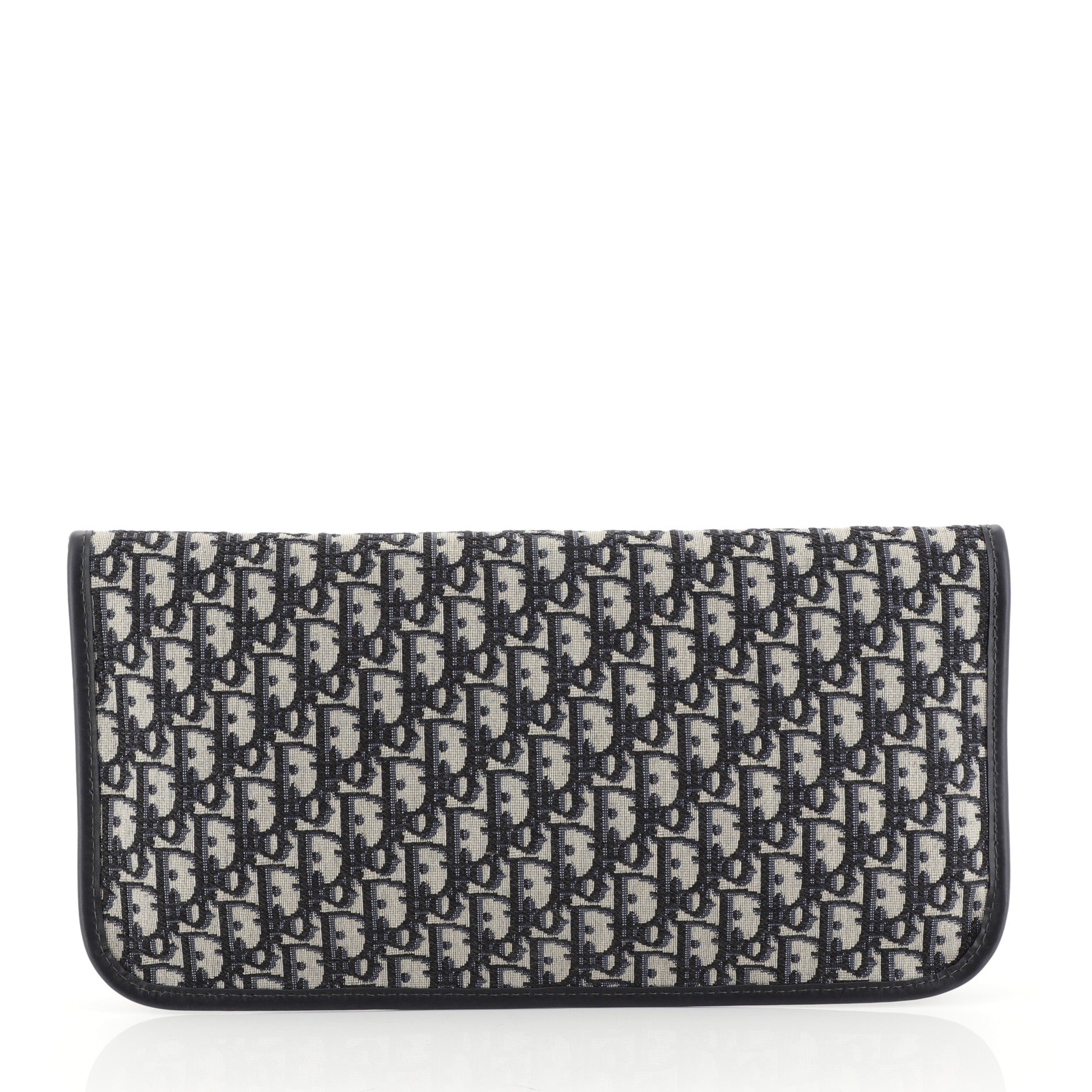 Fold Over Clutch Oblique Canvas