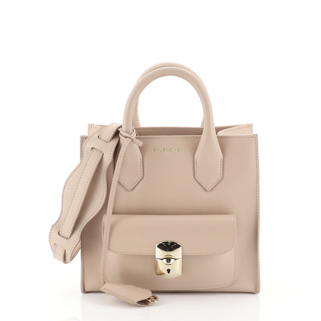 Padlock All Afternoon Tote Leather Mini