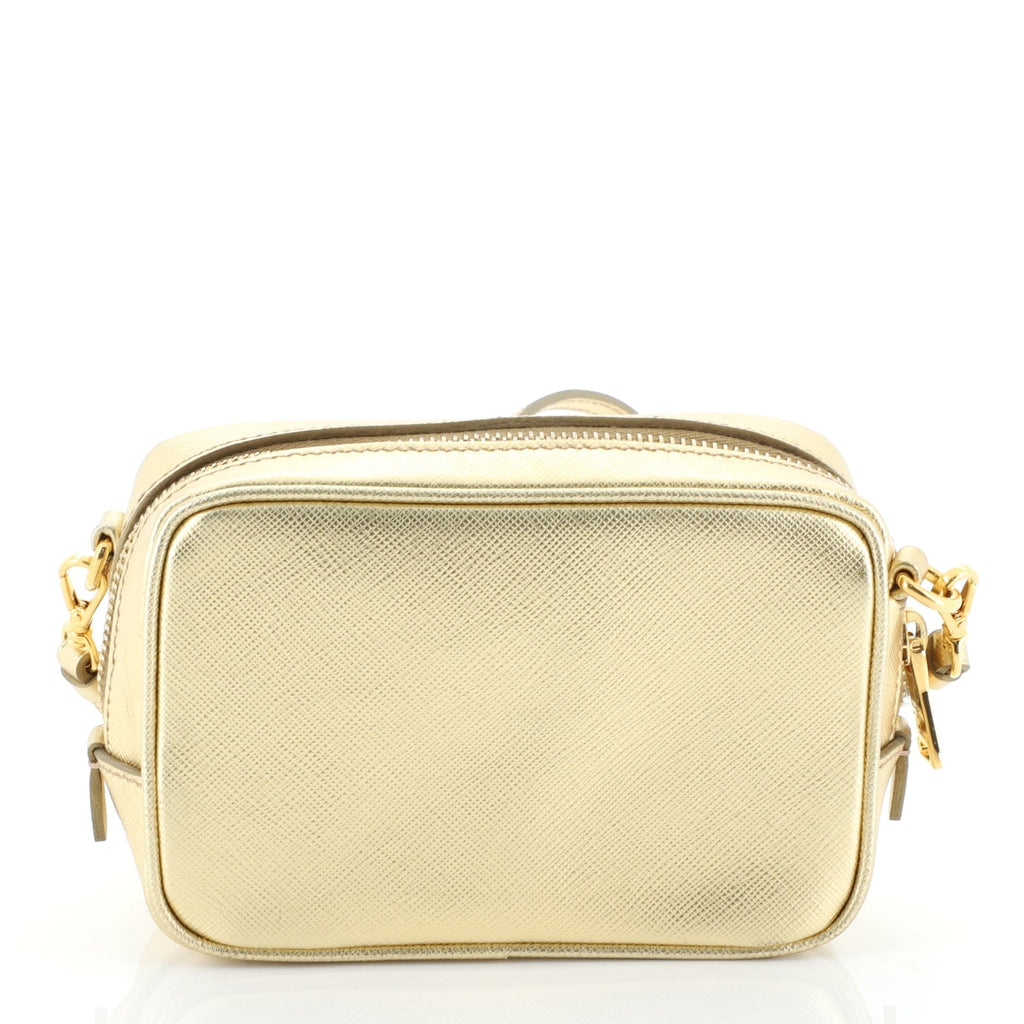 Zip Crossbody Bag Saffiano Leather Mini