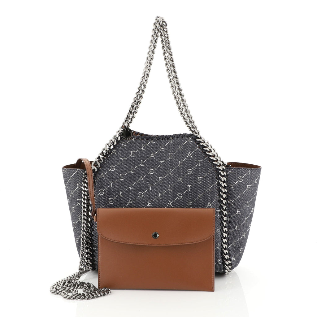 Falabella Reversible Tote Printed Denim Mini