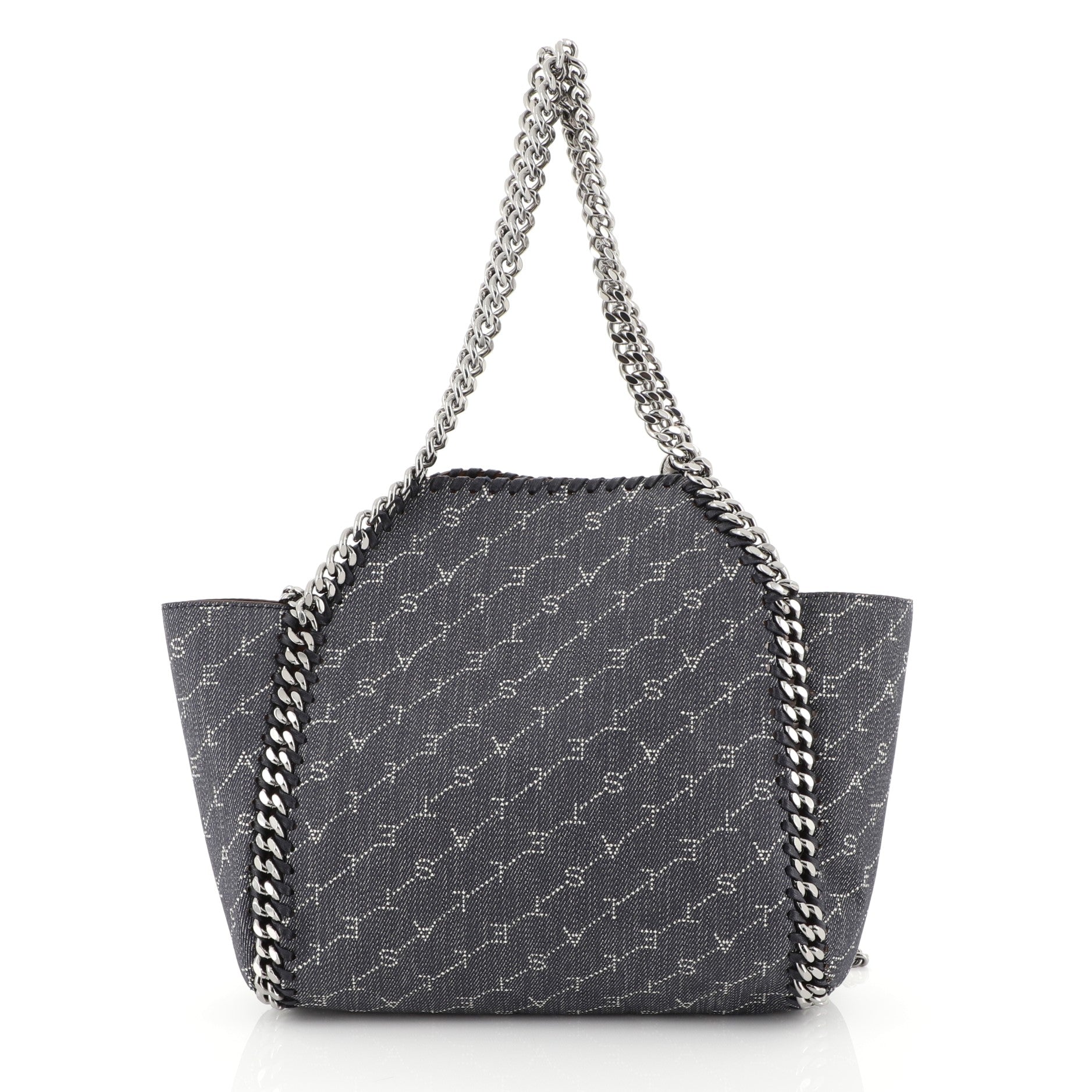 Falabella Reversible Tote Printed Denim Mini