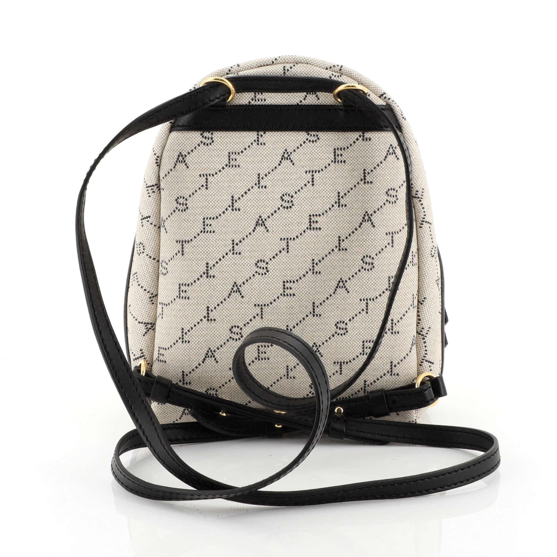 Front Pocket Backpack Printed Denim Mini