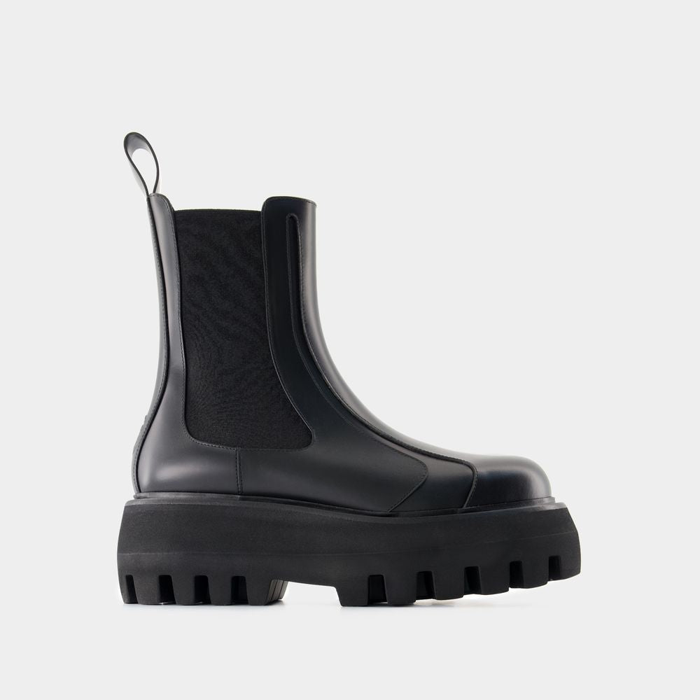 Women's Ankle Boots - Alexander McQueen - Leather - Black