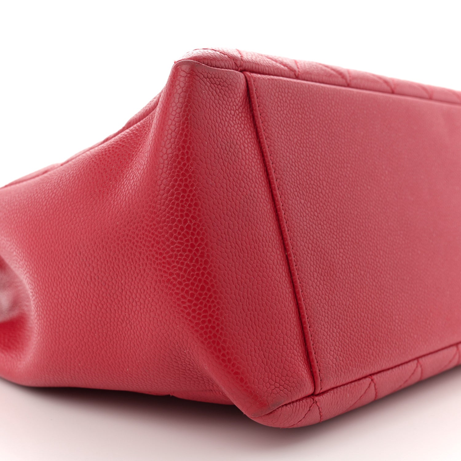 Caviar Quilted Grand Shopping Tote GST Red