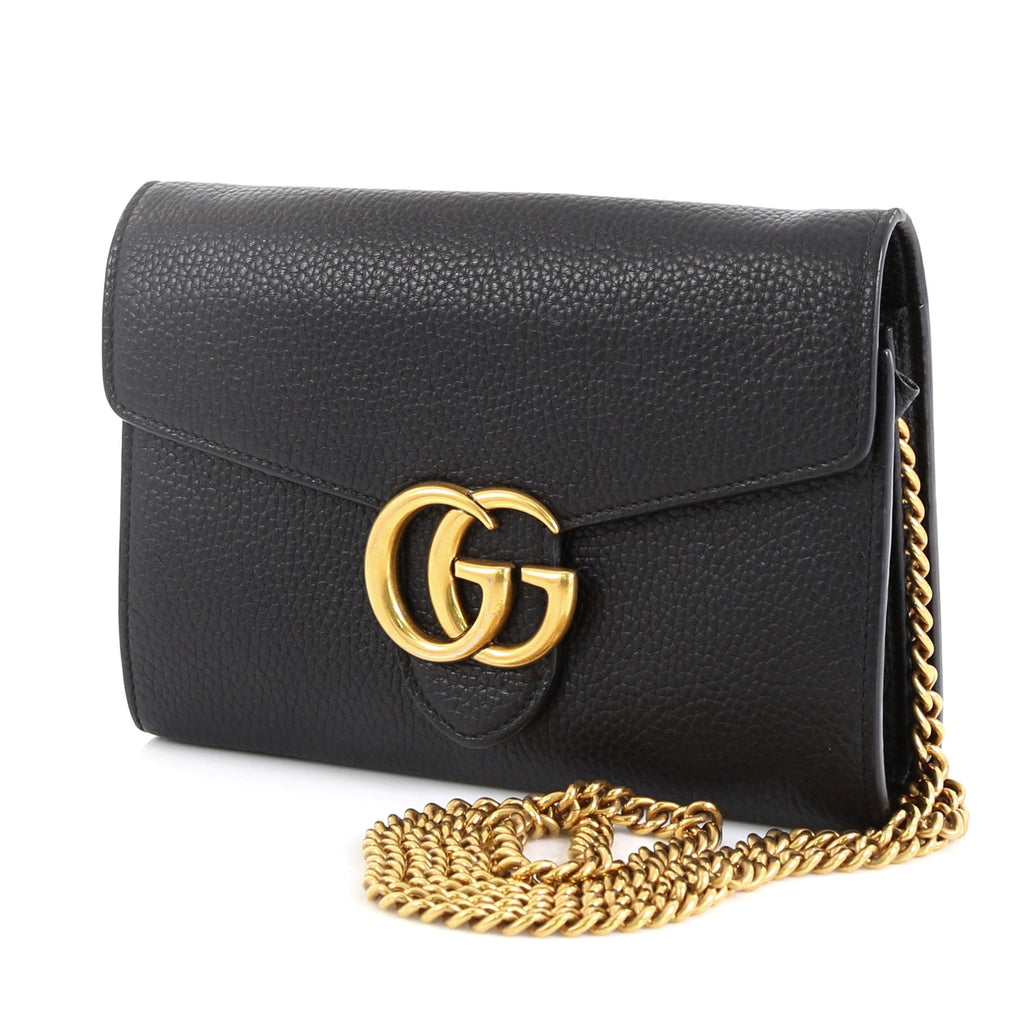 GG Marmont Chain Wallet Leather Mini