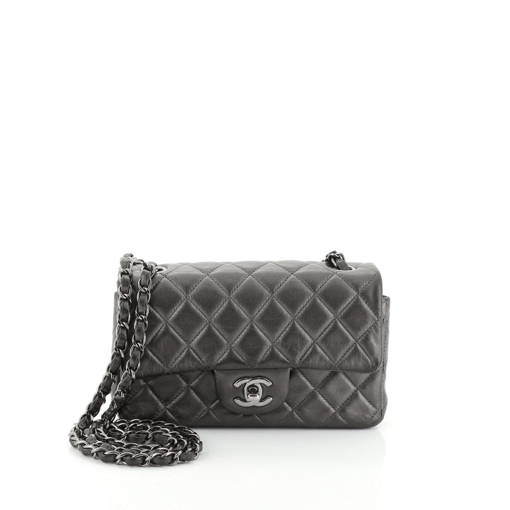 Classic Single Flap Bag Quilted Lambskin Mini
