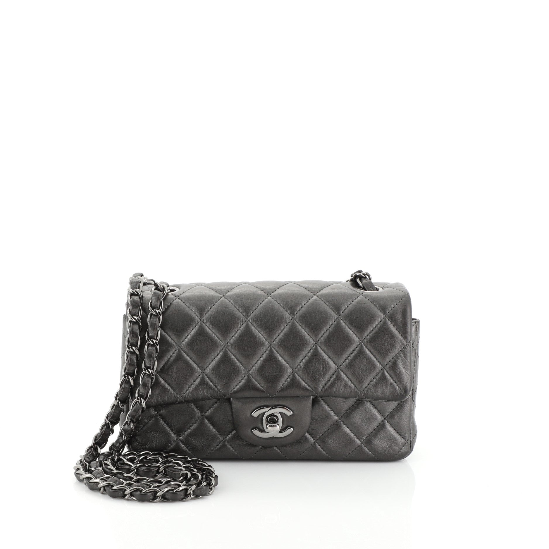 Classic Single Flap Bag Quilted Lambskin Mini