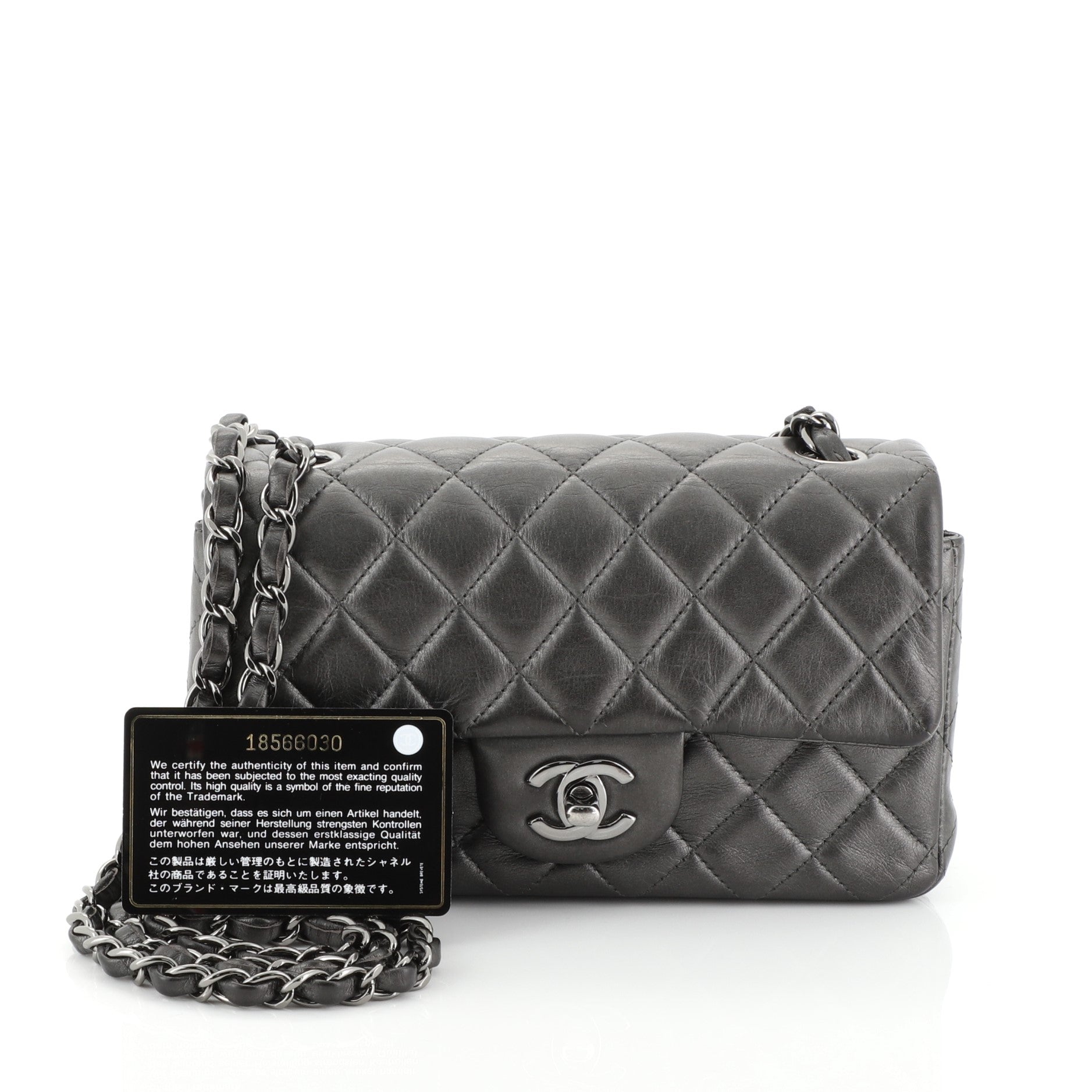 Classic Single Flap Bag Quilted Lambskin Mini