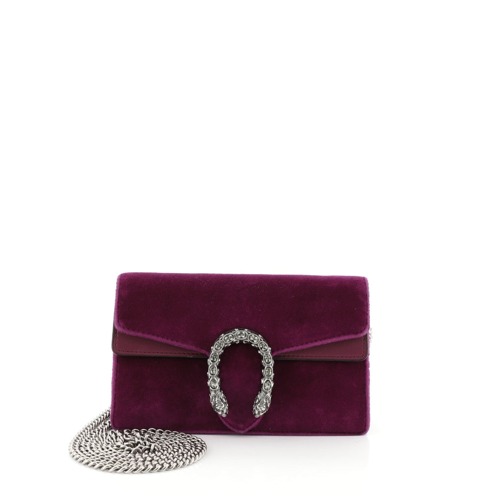Dionysus Bag Velvet Super Mini