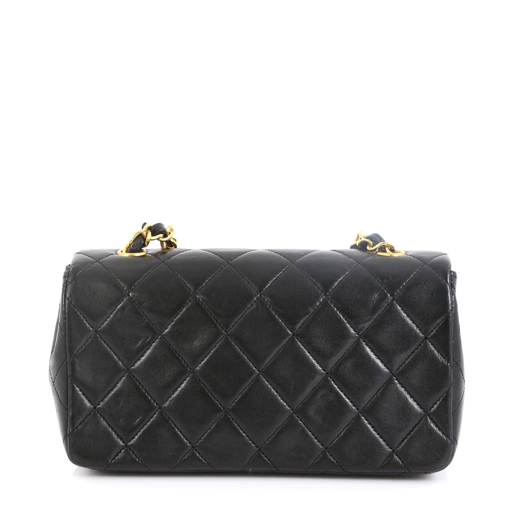 Vintage Full Flap Bag Quilted Lambskin Mini