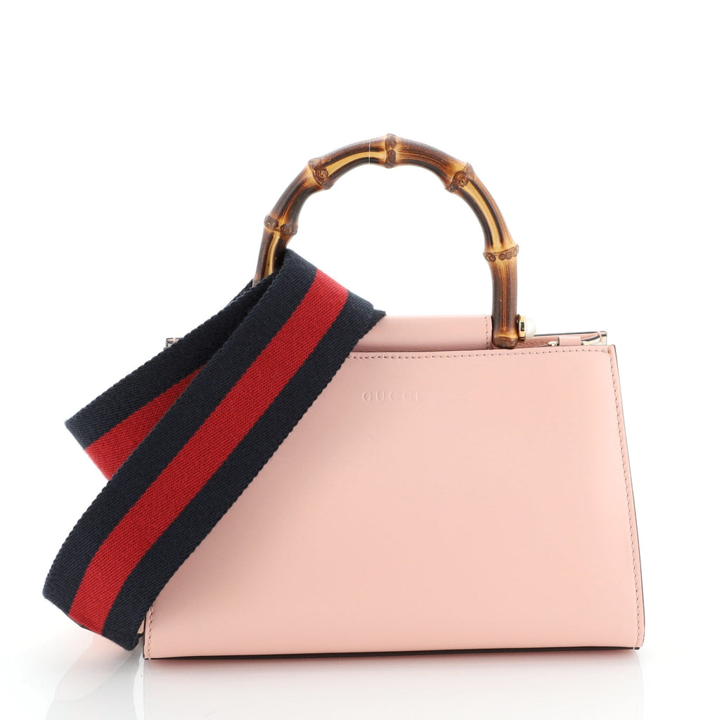 Nymphaea Top Handle Bag Leather Mini