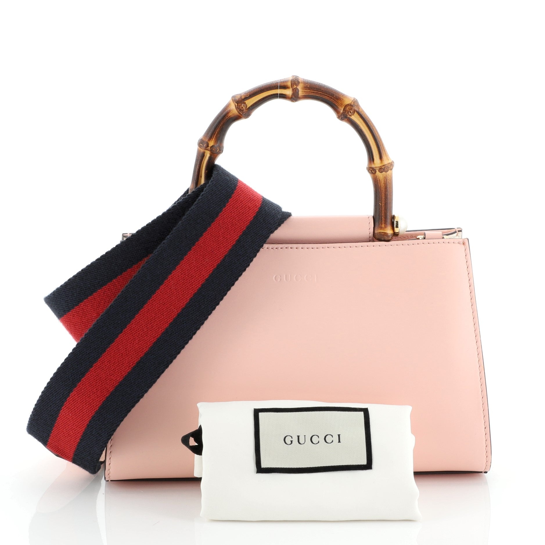 Nymphaea Top Handle Bag Leather Mini